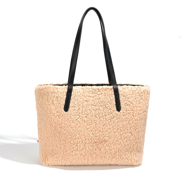 The 'REVERSIBLE GEM' Tote- Vegan Fur