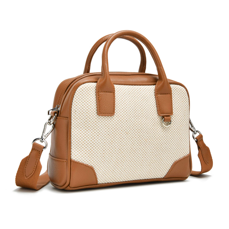 The 'RENEE' Satchel Crossbody in Canvas – Co-Lab