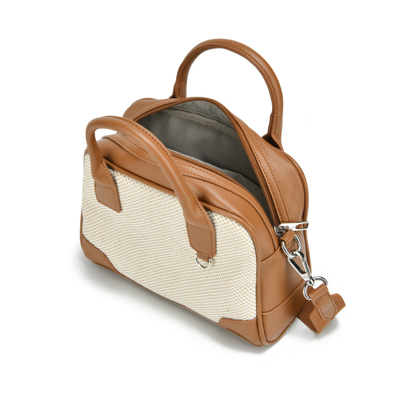 The 'RENEE' Satchel Crossbody in Canvas – Co-Lab