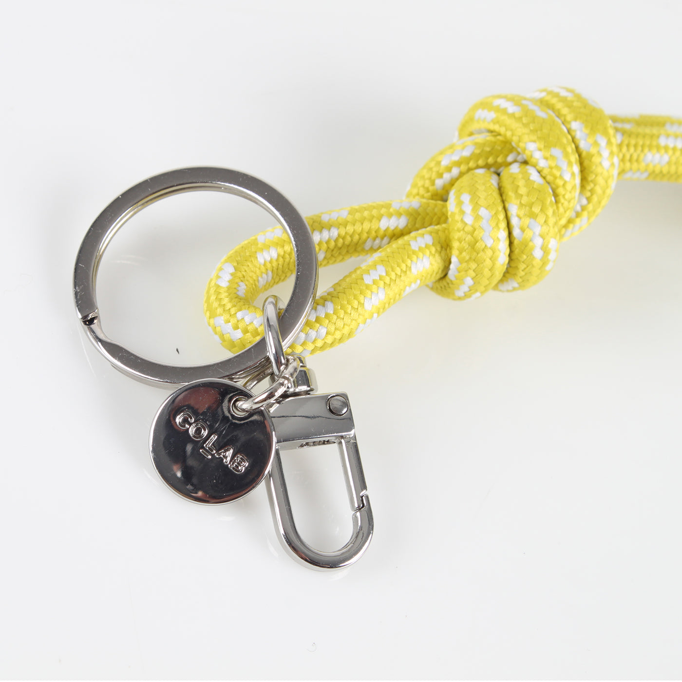 【2plan】24FW★ [LAN ARCHIVE] Rope Knot Keyring Knotted Rope Keychain with Lanyard Clasp – Co-Lab